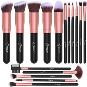 BESTOPE PRO Premium Synthetic Foundation Blending Face Powder Brushes Kit